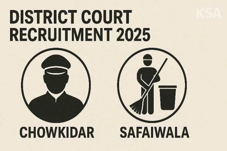 District Court Recruitment 2025: Apply for Process Server, Orderly, Chowkidar & Safaiwala Posts
